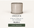 OONA LINEN 36 Blumentopf Beige